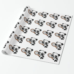 Papel De Presente Panda do tênis