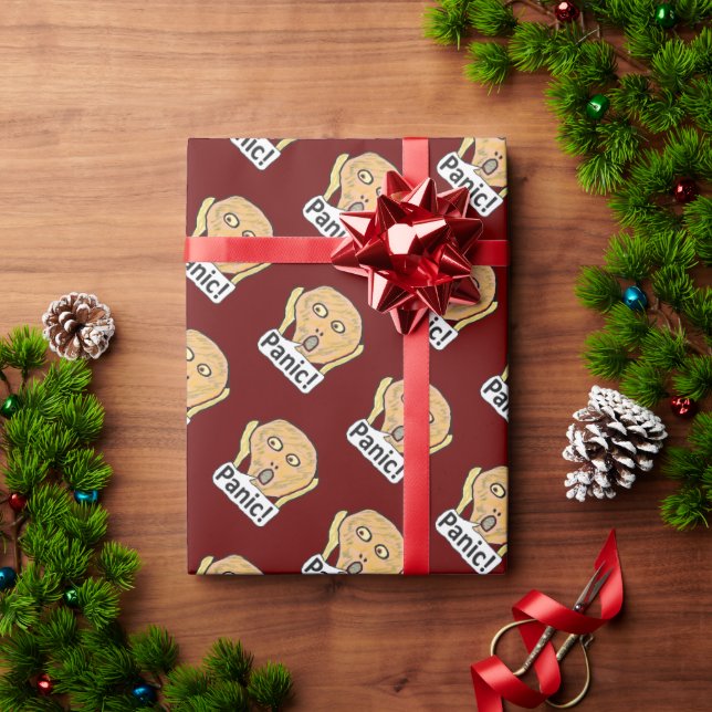 Papel De Presente Pânico! (Presente de Natal)