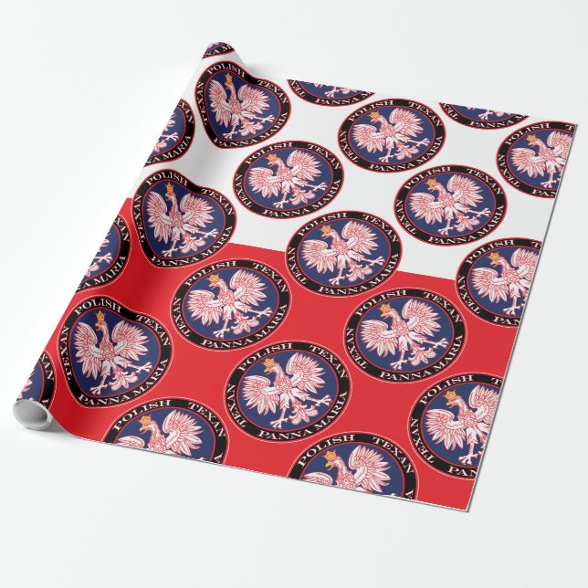 Papel De Presente Panna Maria Round Texan (Desenrolado)