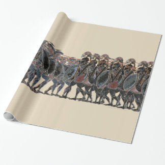 Papel De Presente Panóplia - batalha do hoplite do grego clássico