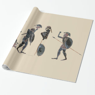 Papel De Presente Panóplia - comemoração dos hoplites do grego