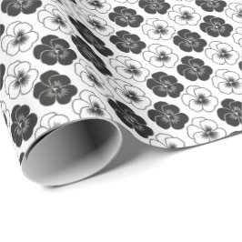 Papel De Presente Pansies