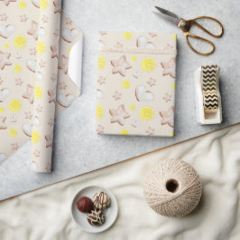 Papel De Presente Pão de Limão de Natal