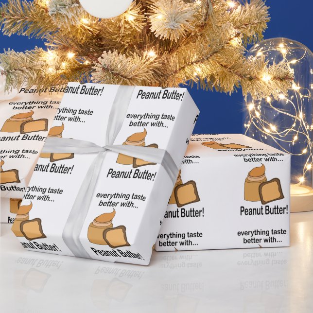Papel De Presente Pão de Manteiga de Amendoim Lanche (Feriados)