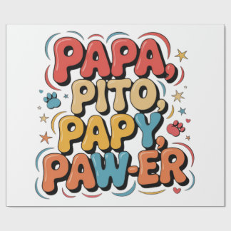 Papel De Presente Papa Pito Pappy Pawer