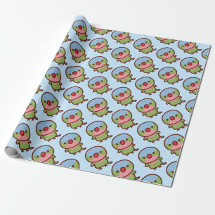 Papel De Presente Papagaio Princesa