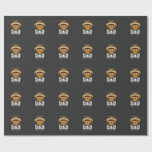 Papel De Presente Papai Affenpinscher Cachorro Maravilhoso Face Pega