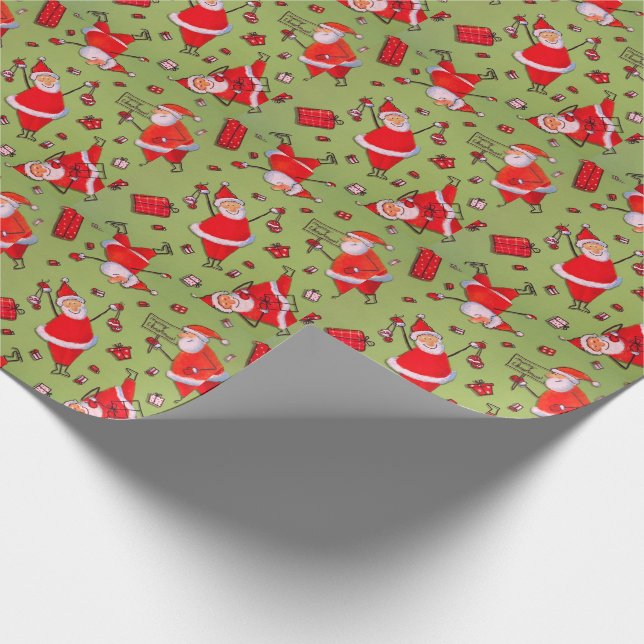 Papel De Presente Papai Noel (Ponta)