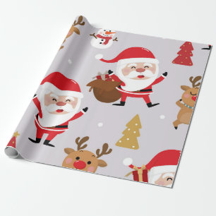 Papel De Presente Papai Noel