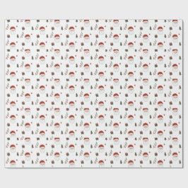 Papel De Presente Papai Noel Aconchegante Personalizado Natal