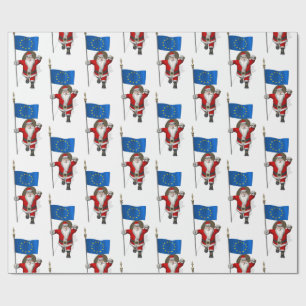 Papel De Presente Papai Noel, Alferes Da União Europeia
