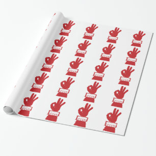 Papel De Presente papai noel aprovado