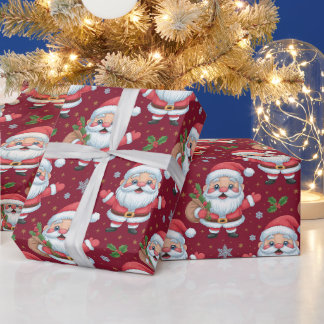 Papel De Presente Papai Noel Caprichoso