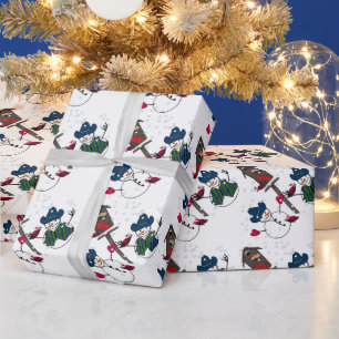 Papel De Presente Papai Noel Cowboy Natal