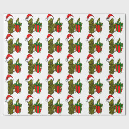Papel De Presente Papai noel Cthulhu