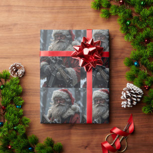 Papel De Presente Papai Noel engraçado da Segunda Emenda Natal