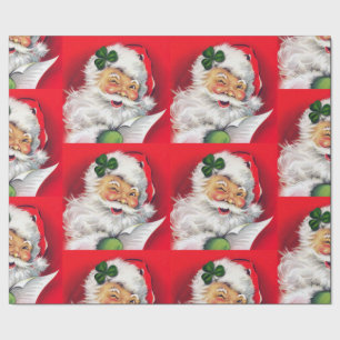 Papel De Presente Papai noel irlandês, Natal irlandês, Ireland,