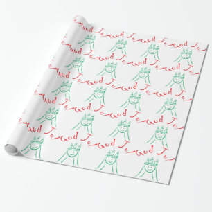 Papel De Presente Papai noel Lucia e deus julho