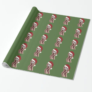 Papel De Presente Papais noeis Bacon