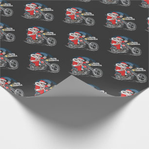 Papel De Presente Papais noeis Biker