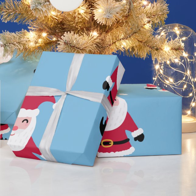 Papel De Presente Papais noeis Calus Natal (Feriados)