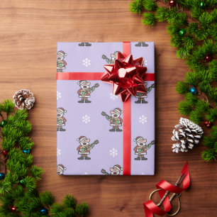 Papel De Presente Papais noeis de canto