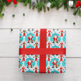 Papel De Presente Papais noeis De Natal Engraçados Surpreendidos Com