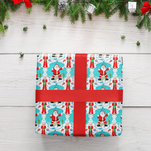 Papel De Presente Papais noeis De Natal Engraçados Surpreendidos Com