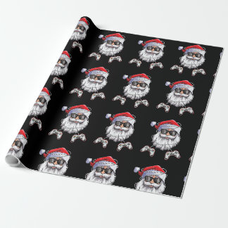 Papel De Presente Papais noeis de Natal para jogadores enfrentam Vid
