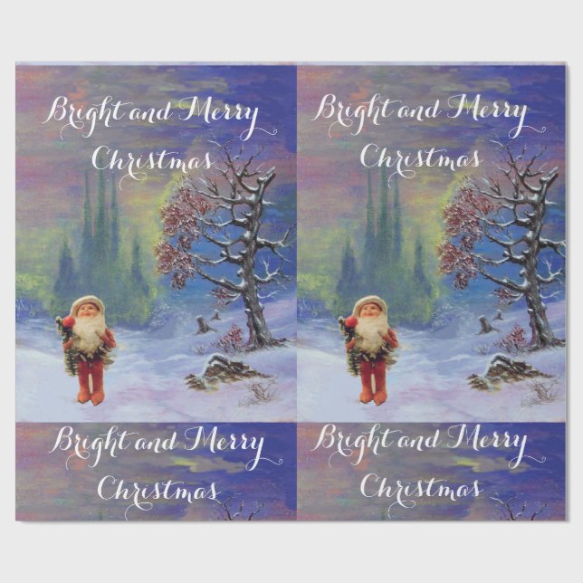 PAPEL DE PRESENTE PAPAIS NOEIS DOS GNOMS (Aberto)