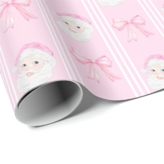 Papel De Presente Papais noeis e arcos de Natal do Grande Milênio