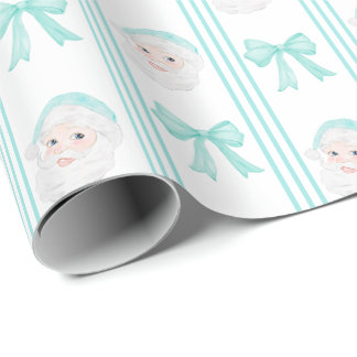 Papel De Presente Papais noeis e arcos de Natal do Grande Milênio