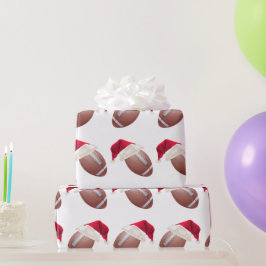 Papel De Presente Papais noeis Engraçados De Futebol Feriado De Nata