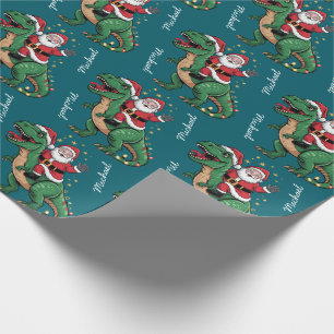 Papel De Presente Papais noeis Engraçados de Natal personalizados mo