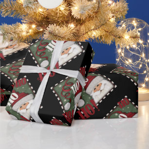 Papel De Presente Papais noeis Festivos E Cuecas Ho Ho Inspirividade