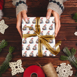 Papel De Presente Papais noeis Hippo