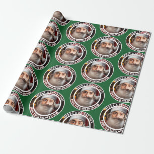 Papel De Presente Papais noeis instantâneos! Apenas adicione seu ros