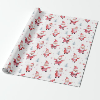 Papel De Presente Papais noeis Jubilee Joy