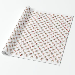 Papel De Presente Papais noeis Labrador Retriever (amarelo)