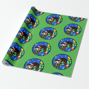 PAPEL DE PRESENTE PAPAIS NOEIS PADRÃO LENTO PADRÃO NATAL SLOTHMAS
