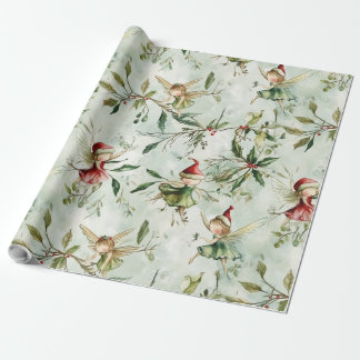 Papel De Presente Papéis De Embalagem De Fada De Natal, Presente De 