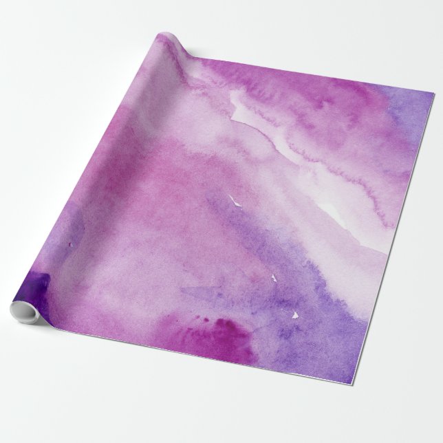 Papel De Presente Papel Abstrato Purple Marble Wraping (Desenrolado)