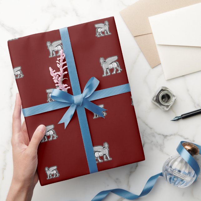 Papel De Presente Papel Assírio de Embraiagem (Presentear)