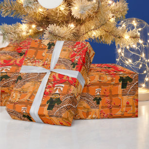 Papel De Presente Papel Assírio de Envolvimento