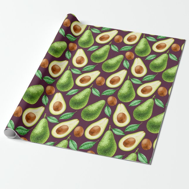 Papel De Presente Papel Avocado para Moldagem (Desenrolado)