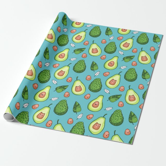 Papel De Presente Papel Avocado para Moldagem (Desenrolado)