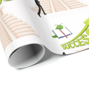Papel De Presente Papel brilhante de embrulho para o sucesso das mul