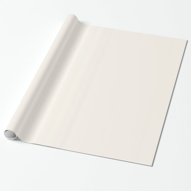 Papel De Presente Papel Brilhante Floral Branco (Desenrolado)