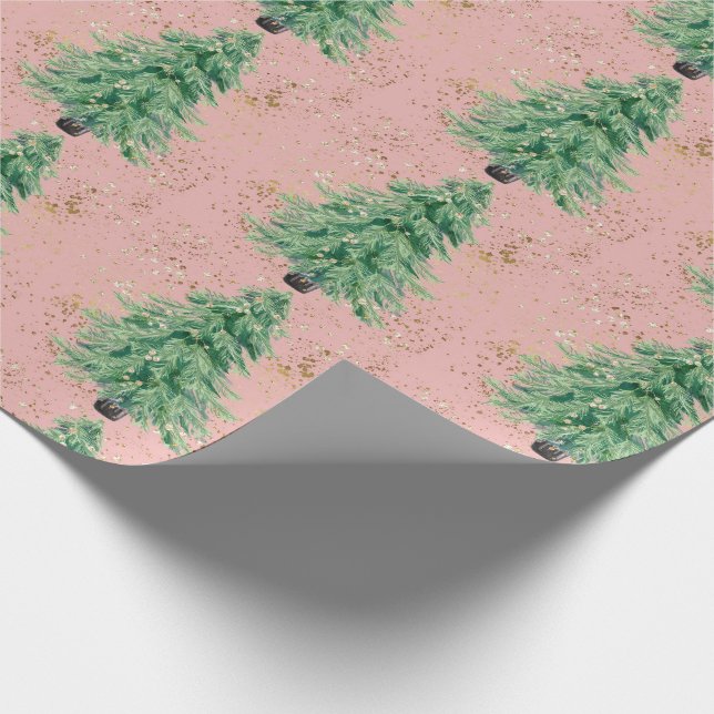 Papel De Presente Papel de árvore de Natal tradicional/clássico (Ponta)