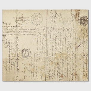 Papel De Presente Papel de Decoupage da mobília do original do